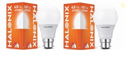 Halonix ASTRON B22 4.9-Watt LED Bulb (Cool White) - Pack of 2