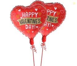 AMFIN (Pack of 2) Happy Valentine's Day Decoration Items, Heart Shape 