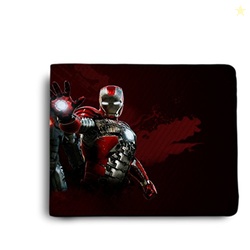 ShopMantra Men's Wallet|Super Hero Action Mode Printed, Multi-Compartm