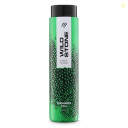 Wild Stone Hydra Energy Talcum Powder for Men, 400gm, Refreshing Perfu
