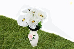Pindia Artificial Flower Real Touch Daisy Bud Bouquet Flower Bunch For