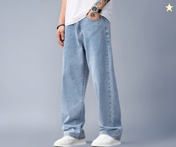 KOTTY Men's Solid Regular Fit Mid Distressed Fashionable Trendy Denim 