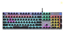 HP GK400Y Mechanical Gaming Keyboard/Light Sync Backlit/Auto-Sleep Mod