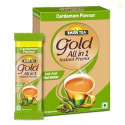 Tata Tea Gold All-in-1 Instant Premix Cardamom Tea, 14g Per Serve, Qui