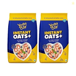 Yogabar Instant Oats 2 Kg | Premium Oats, Ready to Cook, Gluten Free O