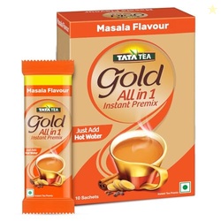 Tata Tea Gold All-in-1 Instant Premix Masala Tea 14g Per Serve, Quick 