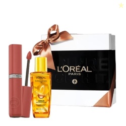 L'Oreal Paris You're Worth it Gift Box - Liquid Lipstick 635 and Hair 