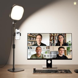 Zoom Lighting for Computer, Adjustable Desk Lighting for Video Calls, 
