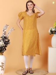 Tulip Eden Women Bandhani Printed Kurta
