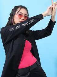 Tokyo Talkies Typography Casual Cotton Shirt