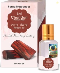 Parag Fragrances Real and Natural Lal Chandan (Red Sandalwood) Attar F