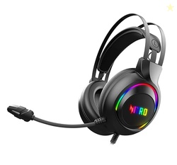 acer Nitro Wired Gaming Headset | 50mm Drivers | 3.5mm Audio + USB RGB