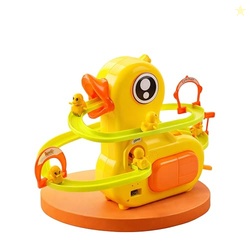 Luusa Duck Slide Toy with LED Lights & Music | Electric Climbing Duck 