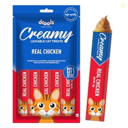 Drools All Life Stages Creamy Lickable Cat Treat (75g x 5 Sticks,375g)