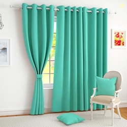 Story@Home 100% True Blackout Curtains Semi Long Door 8 Feet Set of 1,