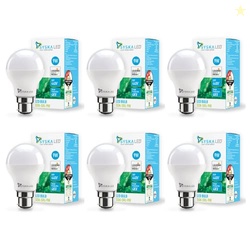 SYSKA Ssk-Srl-9W- Base B22D 9-Watt Led Bulb (Pack Of 6 Cool Day Light)