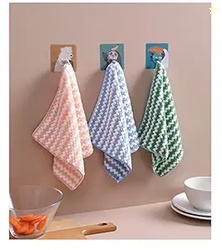 Cleaning ClothCoral Fleece Microfiber Dishcloth, Dish Washing Towels,Q