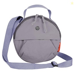 Storite Mini Round Sling Bag for Women, Stylish Nylon Waterproof Cross