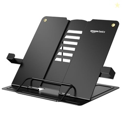 Amazon basics Book Holder Stand | Sturdy, Portable & Lightweight Metal
