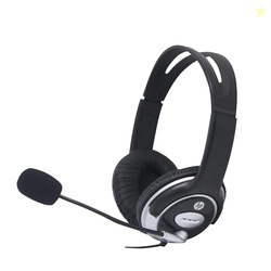 HP Wired On Ear Headphones with Mic with 3.5 Mm Drivers, in-Built Nois