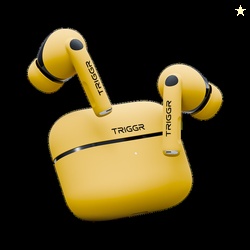 TRIGGR Ultrabuds N4 with Premium Finish, Rubber Grip De...