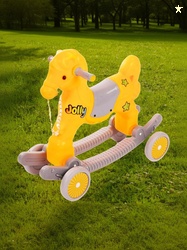 PLAYMAGIC PlayMagic Rockin' Roll Horse Ride 2 In 1 Adventure Toy