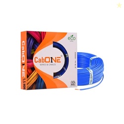 CabONE Lite 1.5 Sq mm Electrical Wire - 90m Blue Single Core CCA Coppe