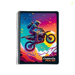 Classmate Pulse Spiral Notebook - 240 mm x 180 mm, Soft Cover, 180 Pag