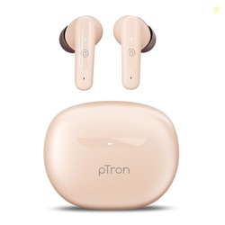 pTron Bassbuds Astra in-Ear TWS Earbuds w/Stereo Sound 34Hrs Playtime,