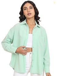 Tokyo Talkies Women's Oversized Shirts | Checked | Long Sleeves | Spre