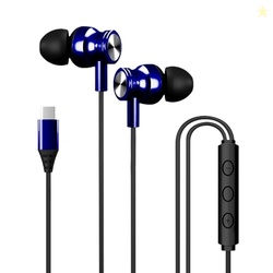 Kratos Tune V4 Blue C Type Earphones Wired, Inline Control Type c Head