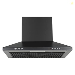 Faber Pluto 60 cm 1000 m/hr Wall Mounted Kitchen Chimney | Baffle Filt