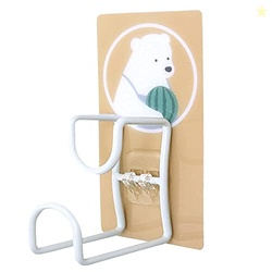 KRIJAM Cartoon Metal Wall Hanging Hook Towel Washbasin Storage Rack Ha