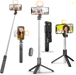 SOOPII K2 Selfie Stick with Tripod Stand, 3 in 1 Multifunctional desig