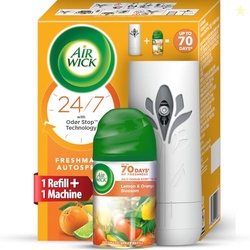 Air Wick 250 ml - Lemon & Orange Blossom, Refill + Automatic Spray| Fr