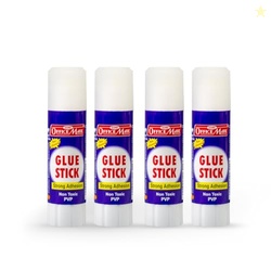 Soni Officemate Glue Stick 8 gm Pack of 4-2set | Strong Hold, Quick-Dr