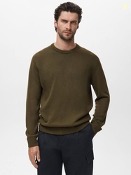 MANGO MAN Round Neck Knitted Pullover