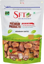 SFT Premium Natural Arabian Dates 1 Kg Pouch | Khajur Khajoor | Dry Fr