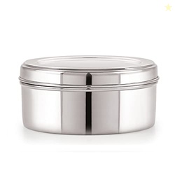 neelam - SPDB008P Stainless Steel 8 26G Puri Dabba 550 ml, Silver