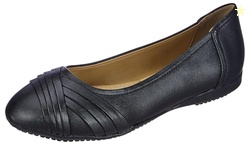 Bata Comfit Womens Pleated Ballerina Ballerinas (5516780) Black, 3