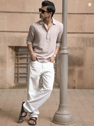 Powerlook SS25 Spread Collar Casual Shirt