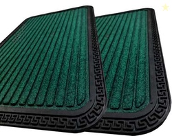 aaho decor Fleece, Microfiber, Rubber Bathroom Mat (AVOCADO GREEN...mo