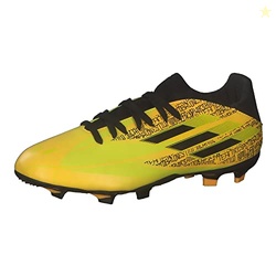 Adidas Unisex-Child X SPEEDFLOW Messi.3 FG J SOGOLD/CBLACK/BYELLO Foot