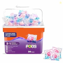 ARPK 5-in-1 Dissolvable Magic Laundry Pods for Washes | Tough Stain Fi