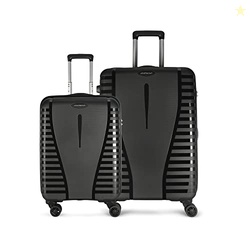 Aristocrat Air Pro Set of 2 Hard Polypropylene Check-in Trolley Bag(56