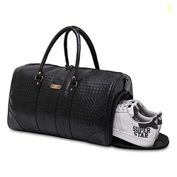 Fur Jaden Weekender Duffle Bag with Shoe Pocket for Travel for Men and