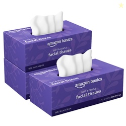 Amazon brand- Amazon Basics 2-Ply Facial Tissue paper 600 pulls | 200 