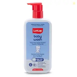 LuvLap Baby Wash - 400ml, with Milk Protein, Oatmeal, Shea Butter and 