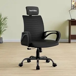 beAAtho Verona Mesh High Back Ergonomic Home Office Chair with 3-Years