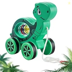 Mini Steps Pull Along Turtle Toy - Baby Walking Toy for Toddlers Safe 